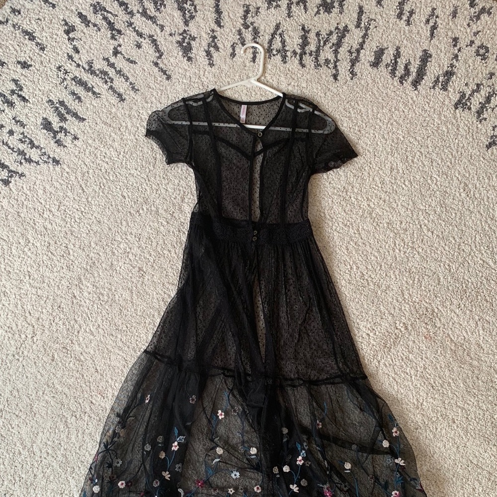 Embroidered Lace Dress